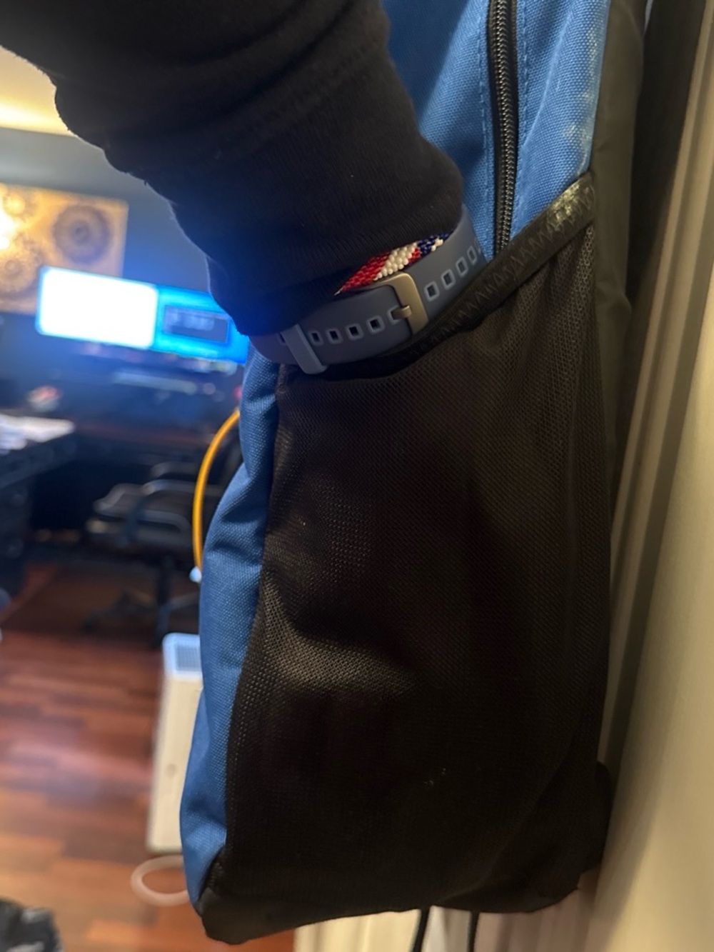 Under Armour Blue Graphic Backpack - Picture 3 of 5